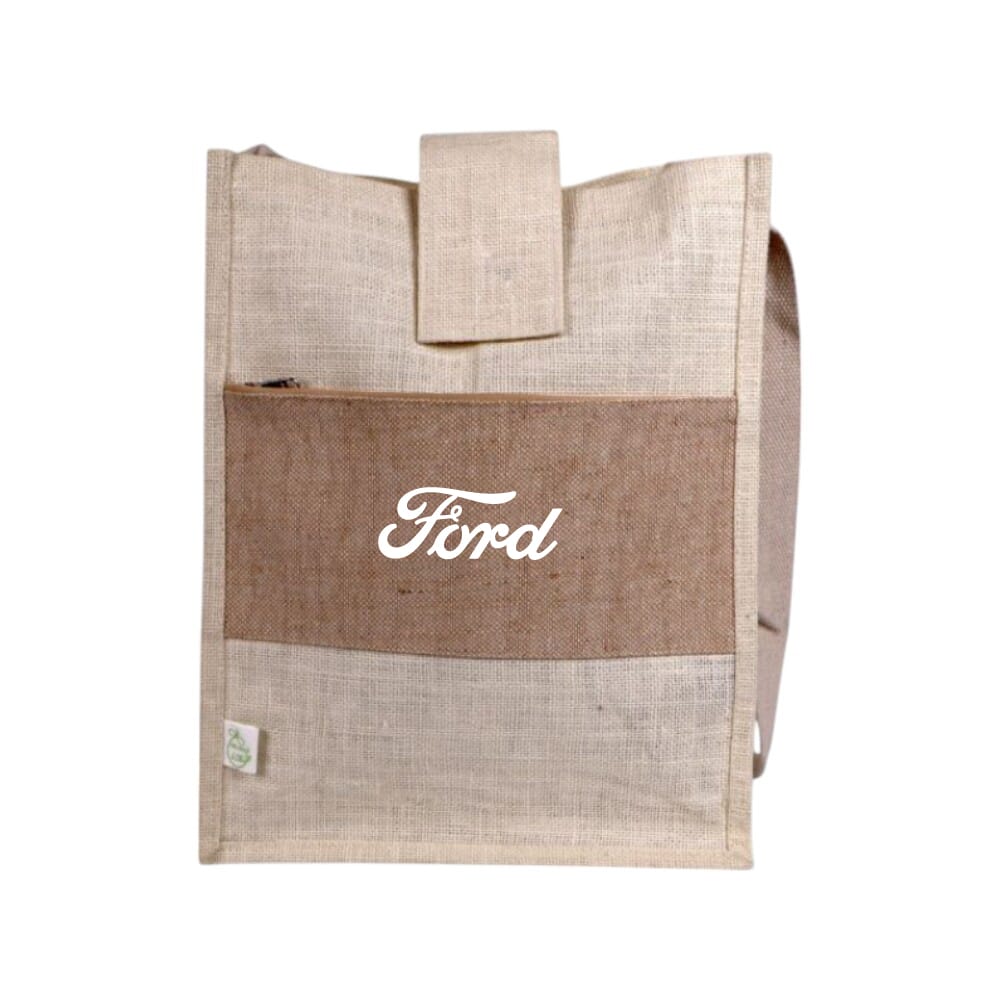 Teak Jute Bag- Beige